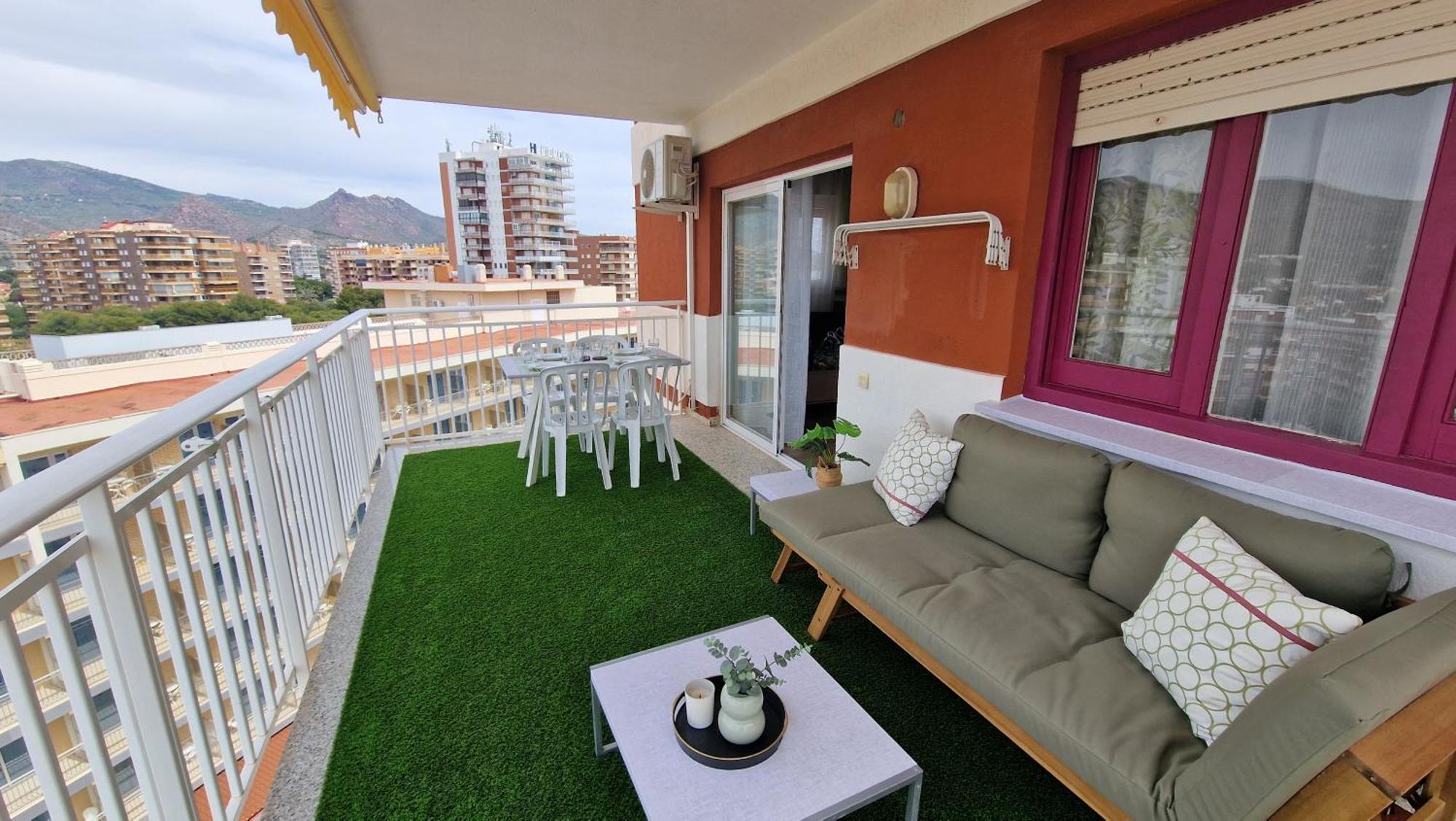 Incredible Seafront With Sunrise And Sunset Views Apartment Benicassim Ngoại thất bức ảnh